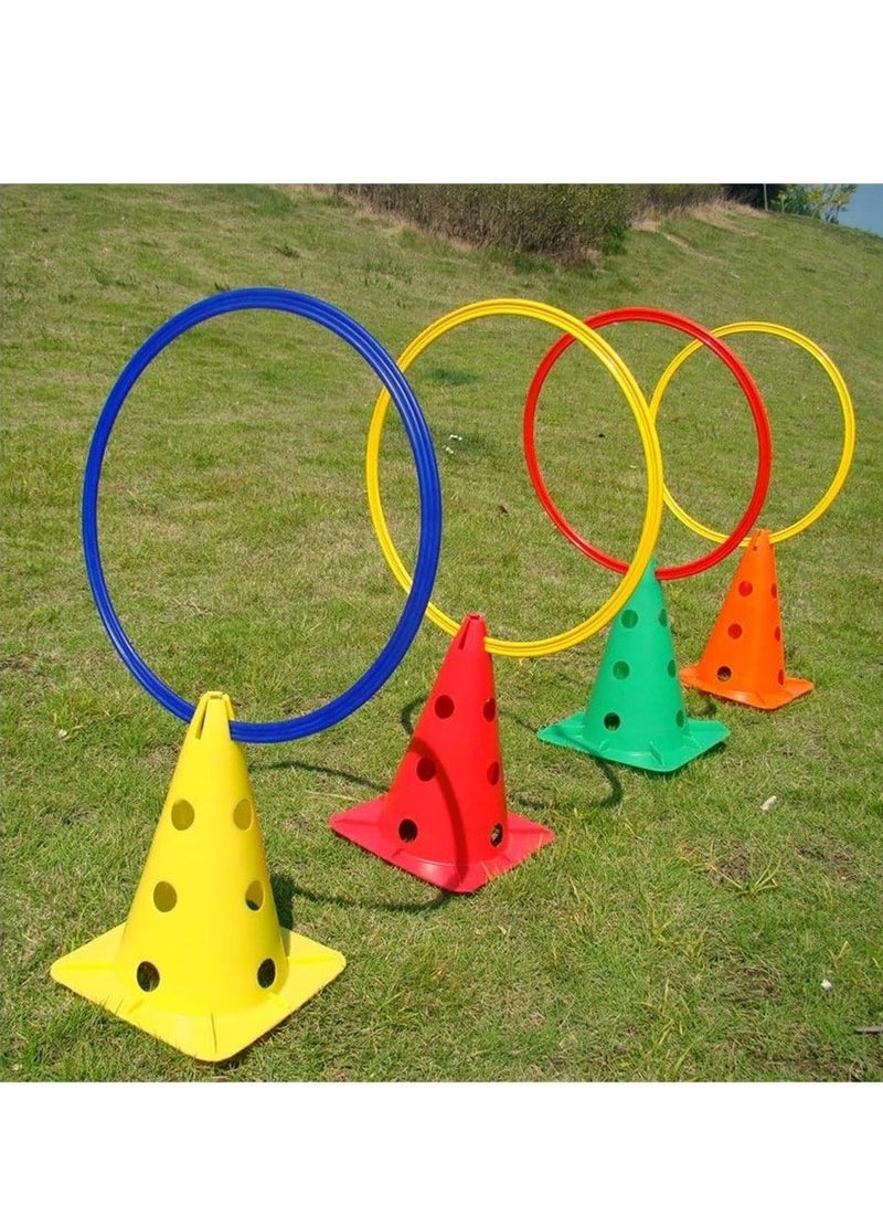 Meetion 12 Pieces/set Of 40cm Football Speed Agility Circle Sensitive Football Training Equipment Pace Circle Football Training Accessories - Image 3