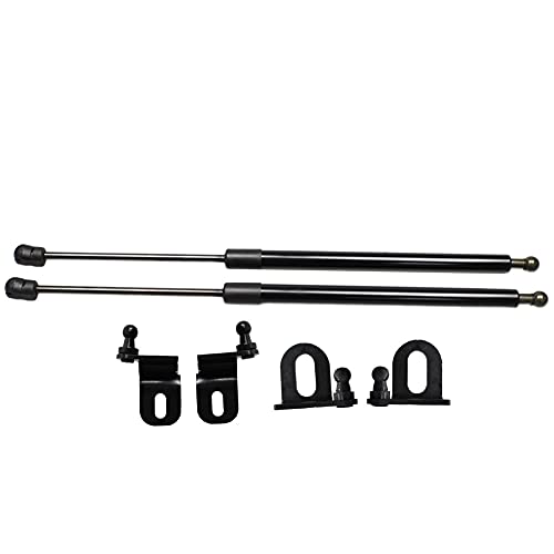 TSUBASA Lift Supports for Mitsubishi Evolution X EVO 10 CZ4A 2008-2015 Front Bonnet Hood Modify Carbon Fiber Gas Charged Shock Dampers Spring Struts Bar (2 PCS) (Normal Black) - Image 5