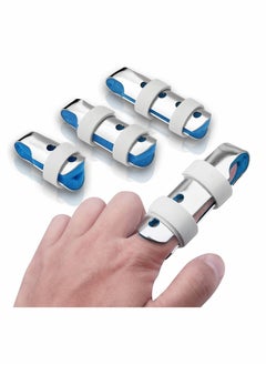Y&D Finger Splint, 3 Size Aluminum Splints, Metal Support  - Image 1