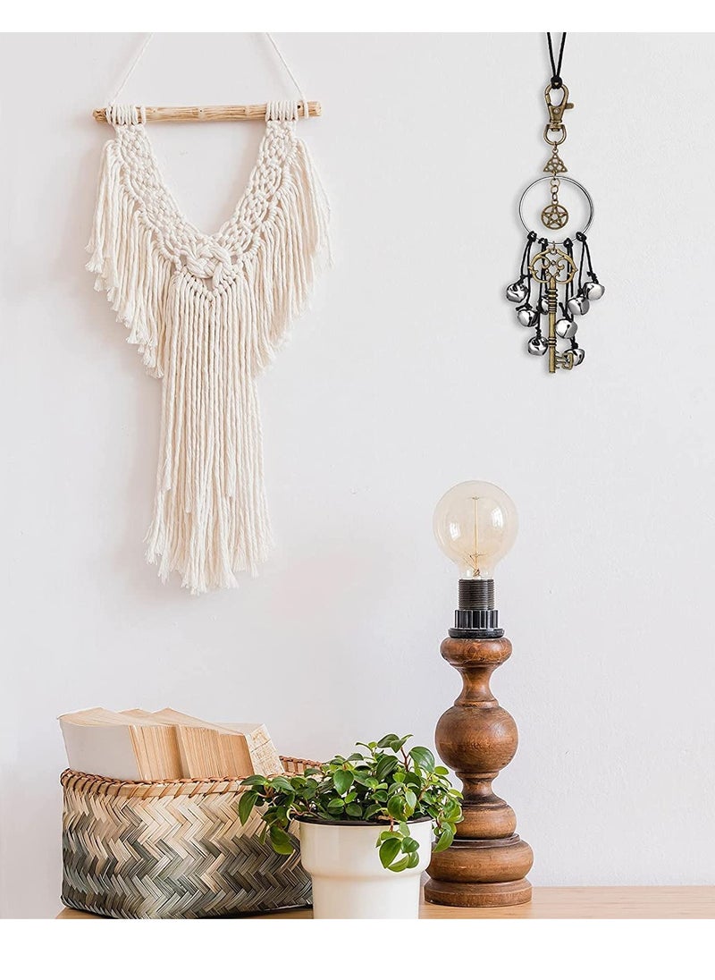 SYOSI - Vintage Door Bells for Decoration, Magical Style Bells Supplies, Special Unique Decor, Interesting Antique Magic Keys, Great Gifts, 2PCS - Image 1