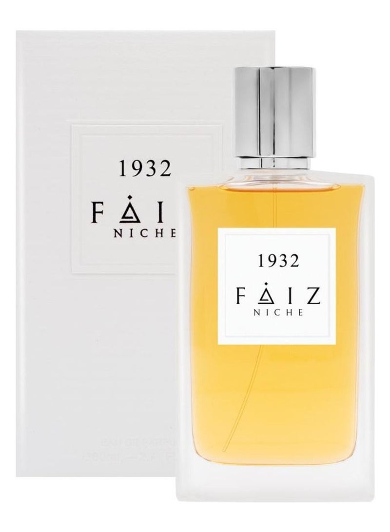 Faiz NICHE عطر فايز نيش كوليكشن 1932 وودي أروماتيك طويل الأمد أو دو برفيوم للرجال 80 مل - Image 1