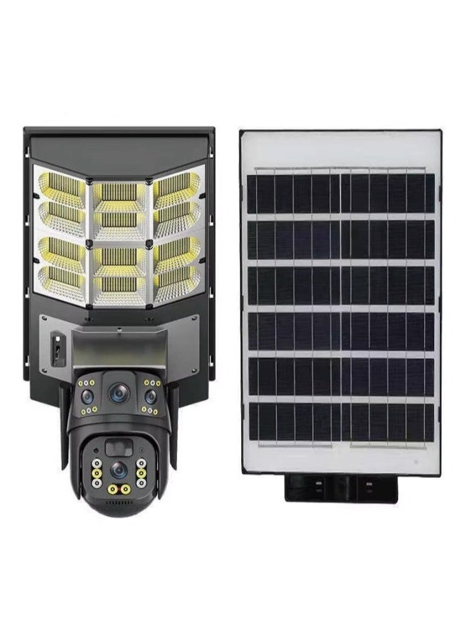 SOLAR سولار إنارة شارع بالطاقة الشمسية مع كاميرا V380 سعة 128 جيجابايت