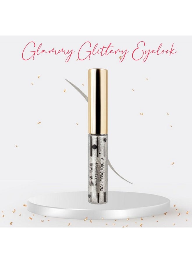 Coloressence Shimmer Gel Eyeliner Pearl Pigment Infused Micro Shimmer Glitter Waterproof Formula, Gold, Shimmery Finish  - Image 1