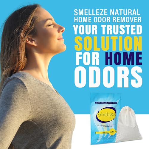 SMELLEZE Reusable Home Smell Removal Deodorizer Pouch - Natural Odor Eliminator for Home, Rids Stinky Odor Without Harmful Fragrances in 150 Sq. Ft. - Image 2