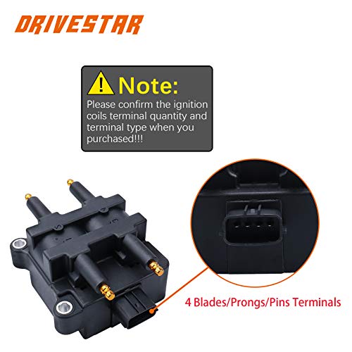 DRIVESTAR Ignition Coil Pack 2000-2005 for Subaru Outback Legacy, 1999-2004 Impreza Forester, 2004-2006 Baja 2.2L 2.5L Replacement with UF240,22433-AA410 - Image 4