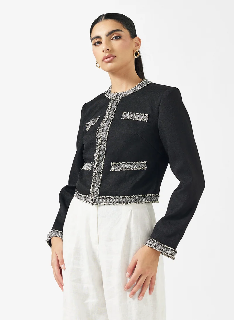 ELLA Jacket With Contrast Trim