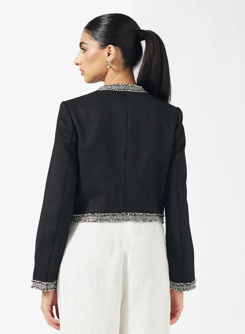 ELLA Jacket With Contrast Trim