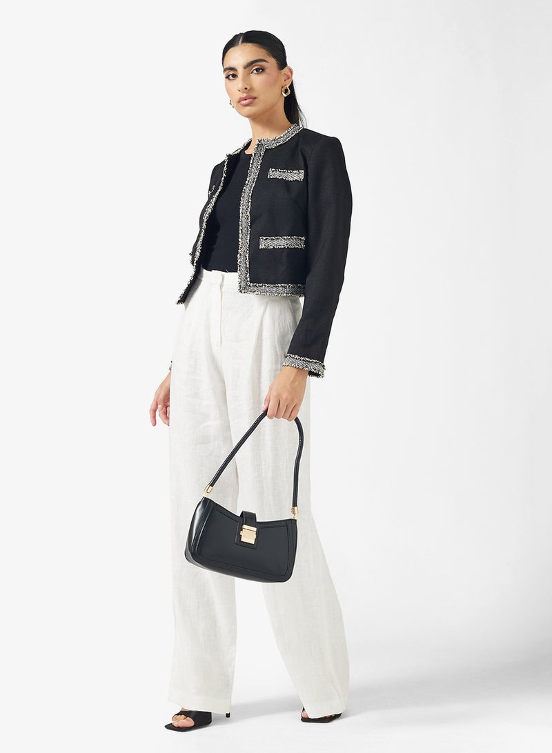 ايلا جاكيت بحواف متباينة - Image 4