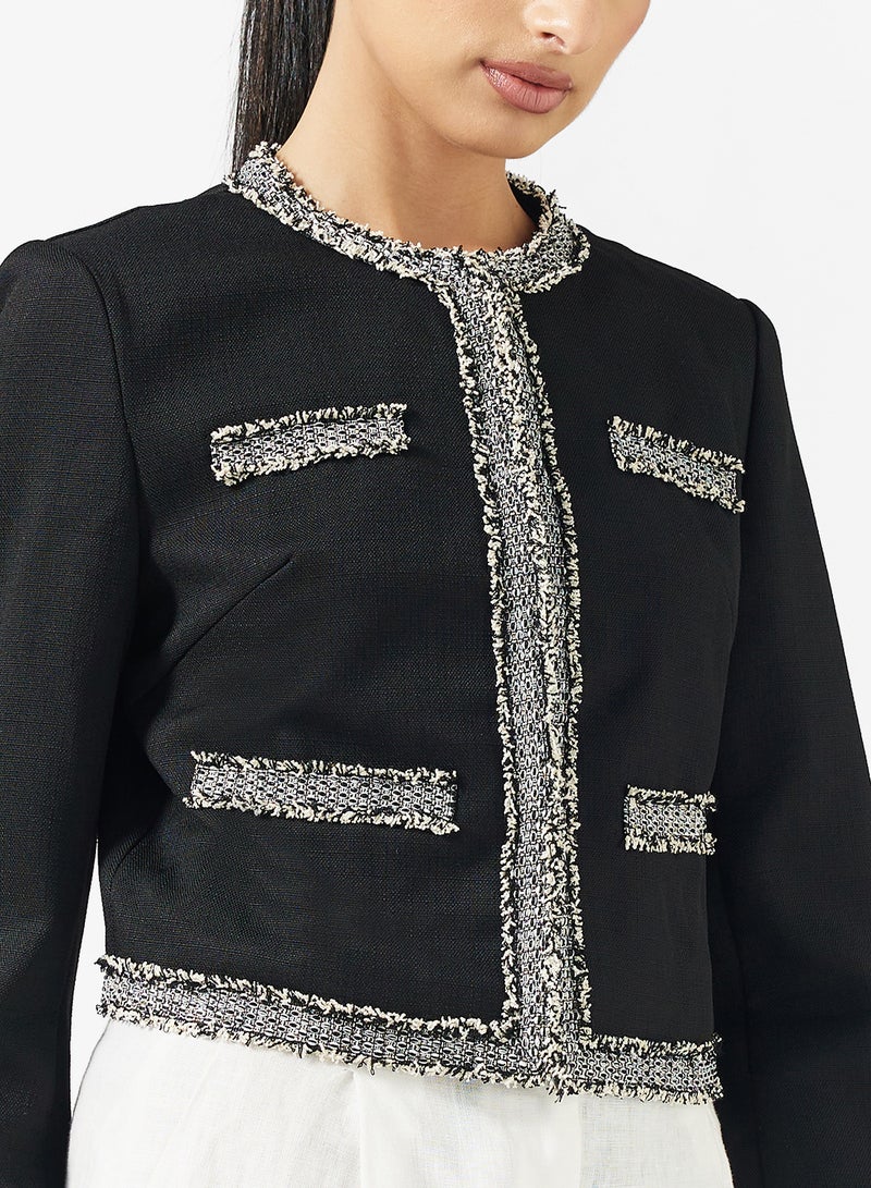 ايلا جاكيت بحواف متباينة - Image 3