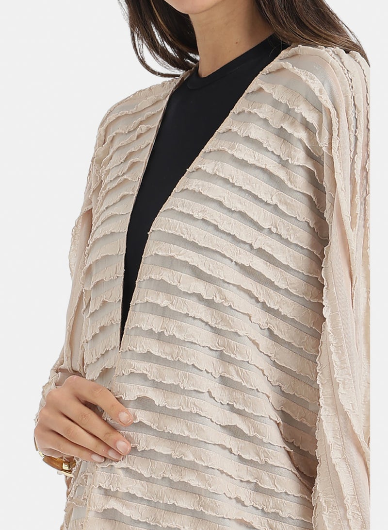 Carina Textured Ruffle Beach Kimono - Image 5