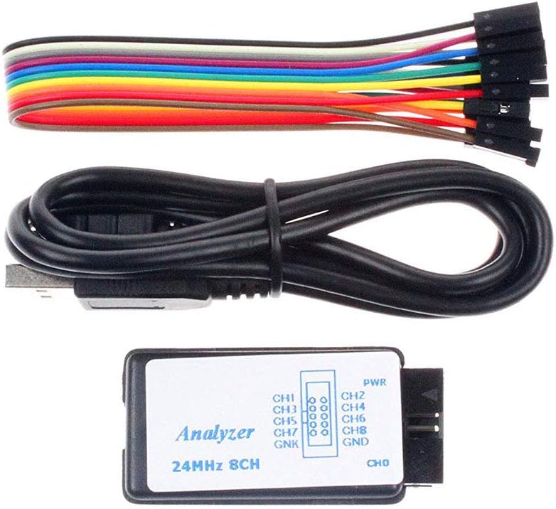 Comidox 1Set USB Logic Analyzer Device Set USB Cable 24MHz 8CH 24MHz 8 Channel UART IIC SPI Debug for Arduino ARM FPGA M100 Hot - Image 1