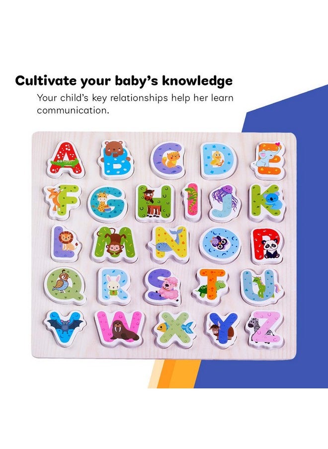 BAYBEE BAYBEE Alphabet Puzzle For 2-6 Years, Multicolour, Kids  - Image 2