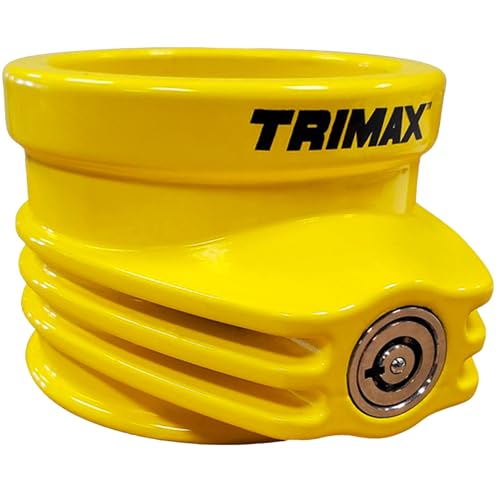 Trimax ترايمكس - قفل دافعة العجلة TFW60-5th - قفل مقطورة مضاد للسرقة ثقيل الوزن، بناء سبيكة متين، طلاء إبوكسي مقاوم للعوامل الجوية، تركيب سهل - Image 1