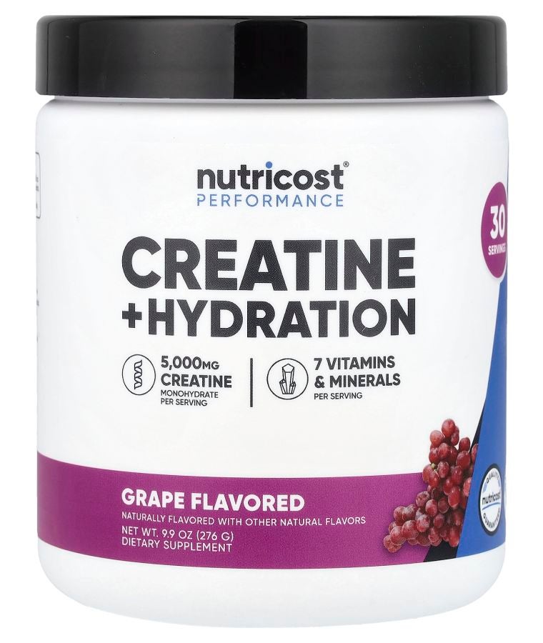 Performance Creatine + Hydration Grape 9.9 oz (276 g)