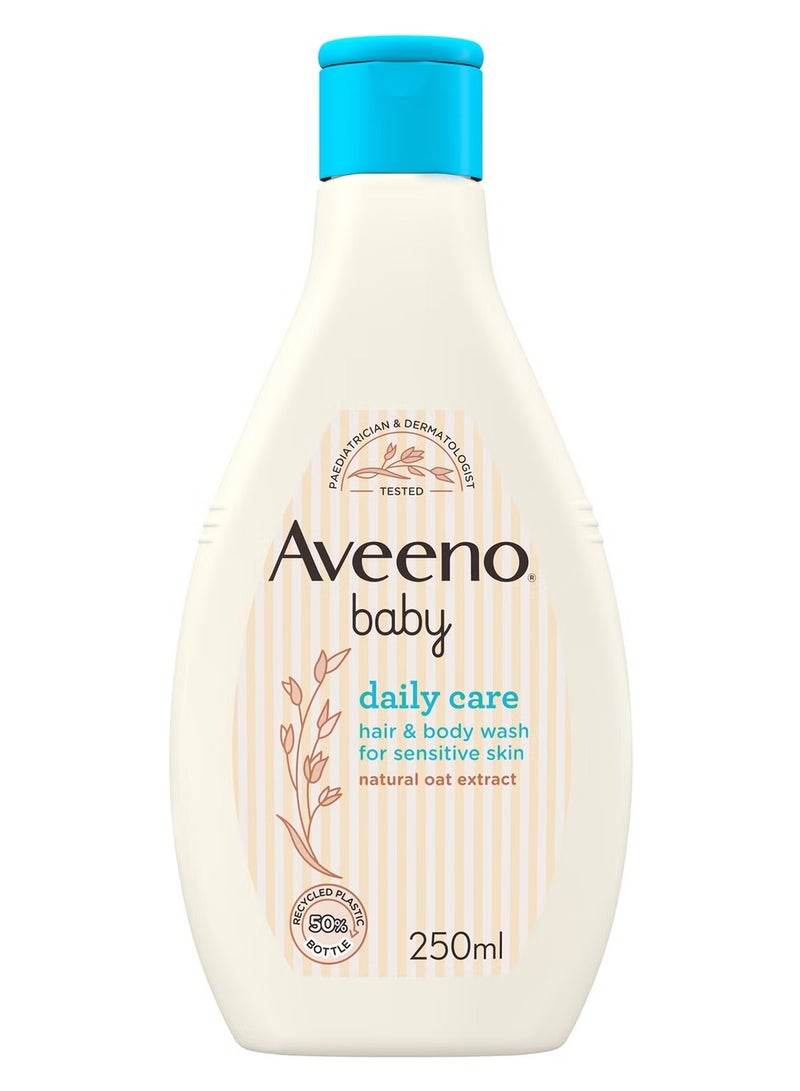 Aveeno Baby Daily Care Hair and Body Wash for Sensitive Skin 250ML  - Image 1