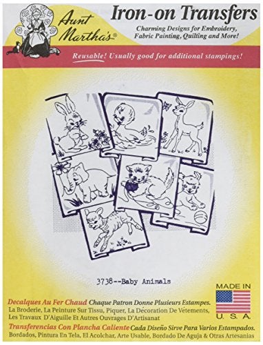 Aunt Martha's Iron On Transfer Patterns for Stitching, Embroidery or Fabric Painting - Image 5