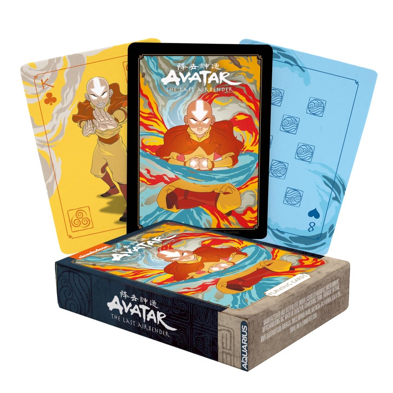 Aquarius Avatar Playing Cards Avatar The Last Airbender Shaped Deck of Cards for Your Favorite Card Games Officially Licensed The Office Merchandise Collectibles Avatar Last Airbender - Image 3