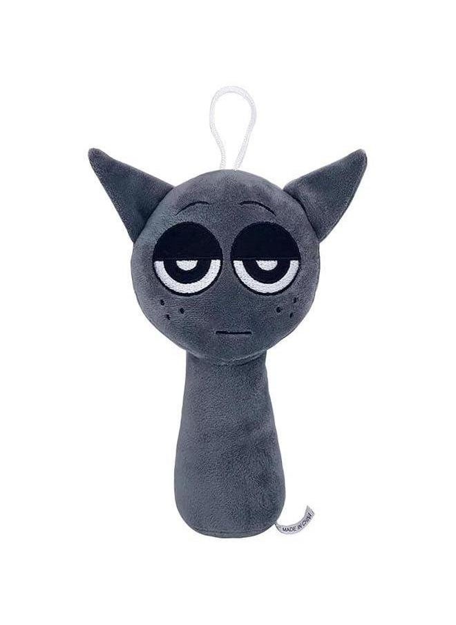 Sprunki Plush, Game Plush Toys,Soft Stuffed Animal Pillow Figure Doll Birthday Gifts for Adult Kids (Grey) 