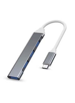 إكستريم وصلة محول 4 في 1 من USB C تايب سي الى 3.0 USB يو اس بي منفذ قاعدة توزيع متعدد المنافذ كابل موزع سرعة عالية فائقة مزود ب 4 منافذ كيبل محطة إرساء الكمبيوتر و توصيل متوافق مع ايفون 15 ماك بوك برو اي و اي ماك كروم بوك ايباد ديل xps لينوفو ثينك باد جالاكسي شاومي هواوي  - Image 2