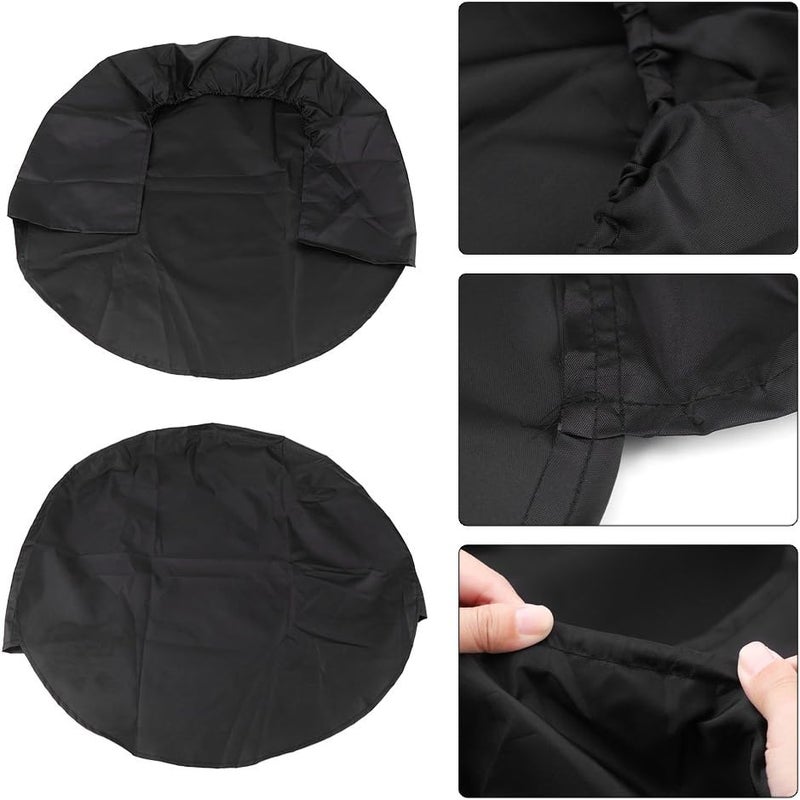 klarako Wheel Tire Covers, 32 Inch Waterproof Tire Protectors for RV Auto Truck Car Camper Trailer (Black) - Image 5