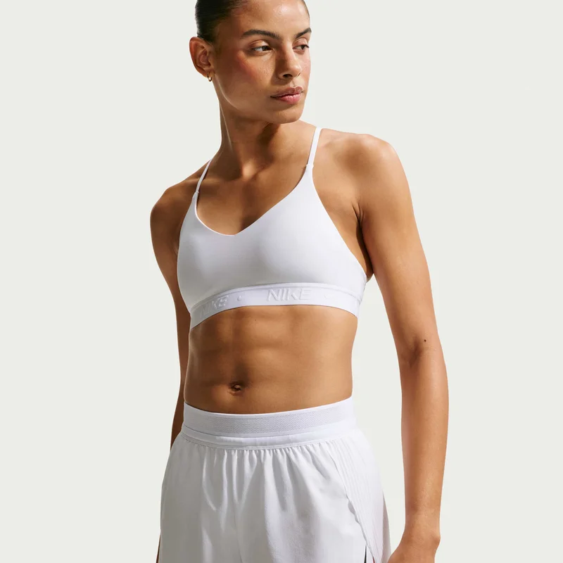 Nike White Women's AeroSwift Dri-FIT ADV Mid-Rise Running Shorts for Women | Best Price UAE