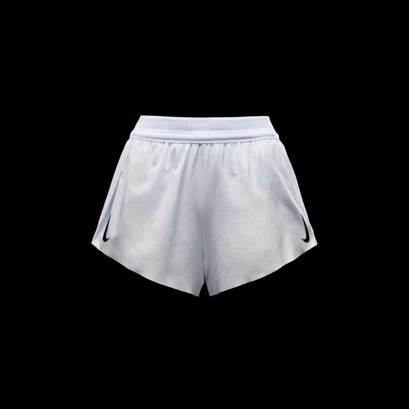 Nike White Women's AeroSwift Dri-FIT ADV Mid-Rise Running Shorts for Women | Best Price UAE