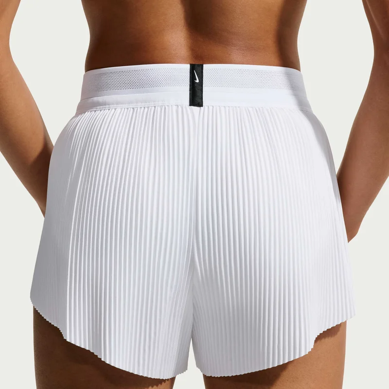 Nike White Women's AeroSwift Dri-FIT ADV Mid-Rise Running Shorts for Women | Best Price UAE