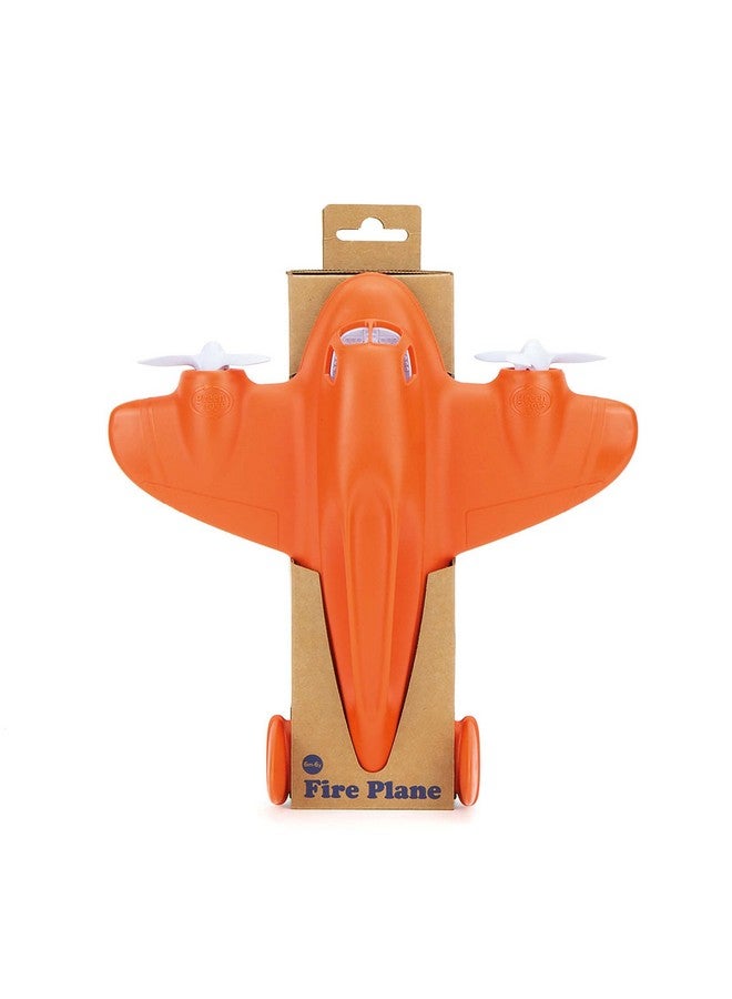 Green Toys Fire Plane - Pretend Play, Motor Skills, Kids Bath Toy Vehicle. No BPA, phthalates, PVC. Dishwasher Safe, Recycled Plastic, Made in USA. - Image 4
