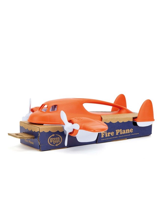 Green Toys Fire Plane - Pretend Play, Motor Skills, Kids Bath Toy Vehicle. No BPA, phthalates, PVC. Dishwasher Safe, Recycled Plastic, Made in USA. - Image 3