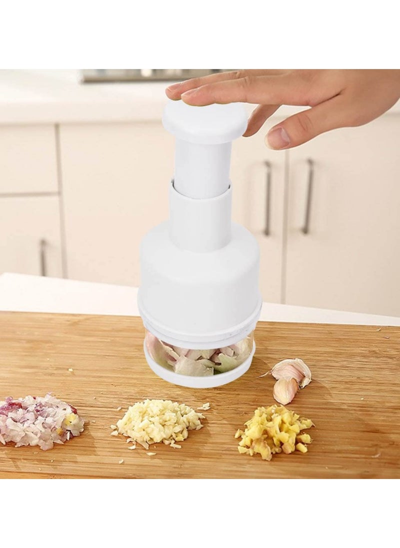 SYOSI Food Chopper, Manual Vegetable Chopper, Fruit Chopper, Garlic Chopper, Hand Press Chopper for Onion, Garlic, Nut, Manual Food Chopper for Kitchen, Dishwasher Safe (White) - pzsku/Z7BCE887B31F46C81E0E2Z/45/_/1725688608/3c33f827-c159-420a-8242-971e0bf93dfe