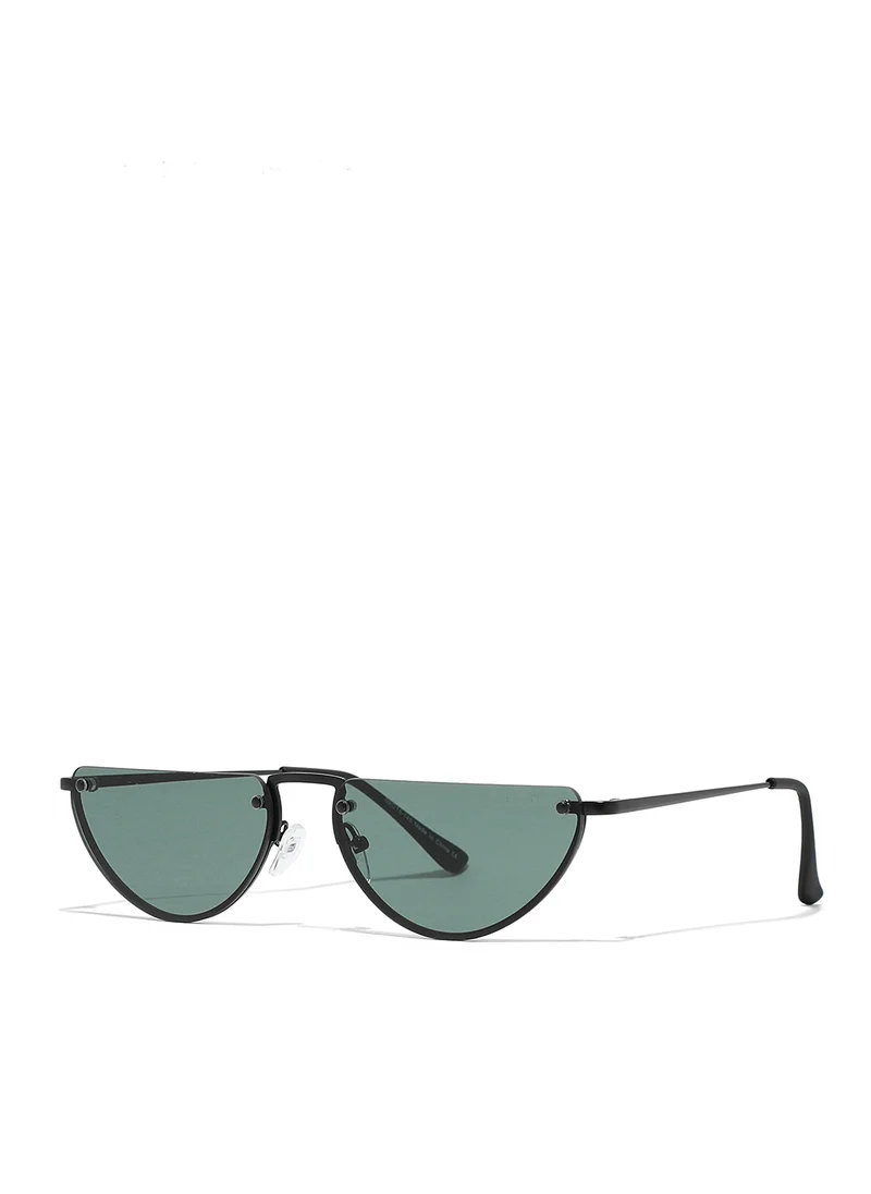 Blackout BlackOut DEMI LUNE - Oval - Half Rim - Sunglasses