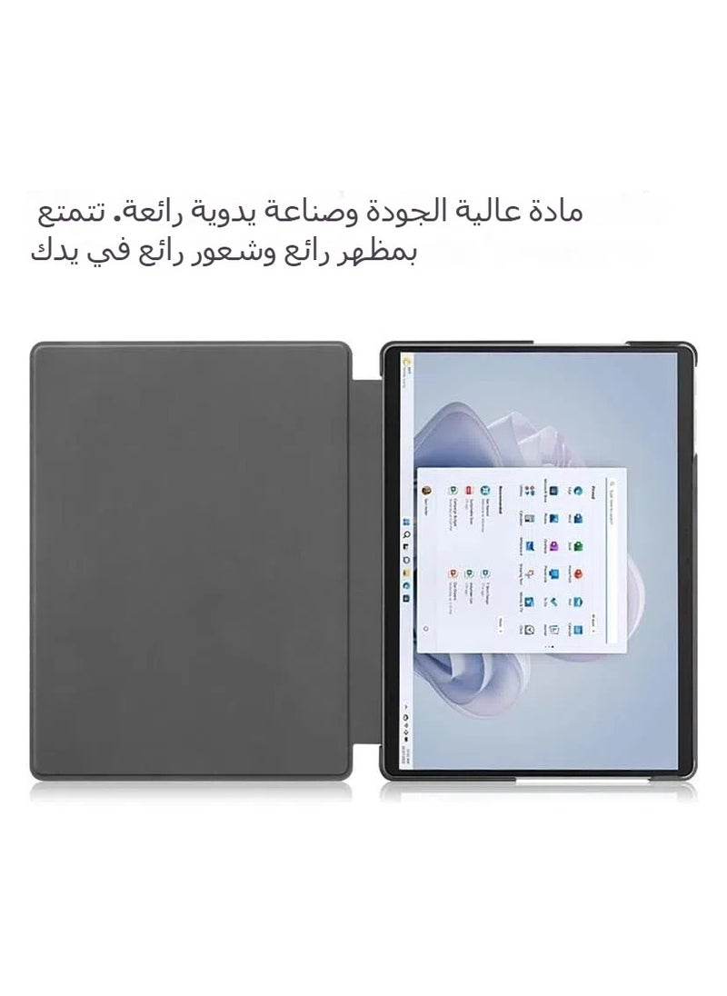 Compatible with Microsoft Surface Pro 11 (2024) 13-inch case PU leather clamshell stand Hard PC back case for Funda Surface Pro 11 tablet case  - Image 5