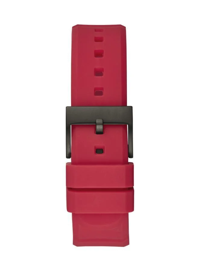 GUESS Digital Silicone Strap Watch