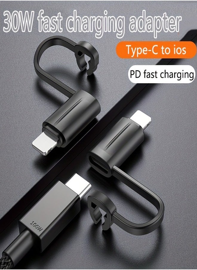 Generic - OTG Adapter USB C to Lightning adapter,30W fast charging adapter,For IPhone 13 12 11 Pro Max IPad USB C Drive - Image 1