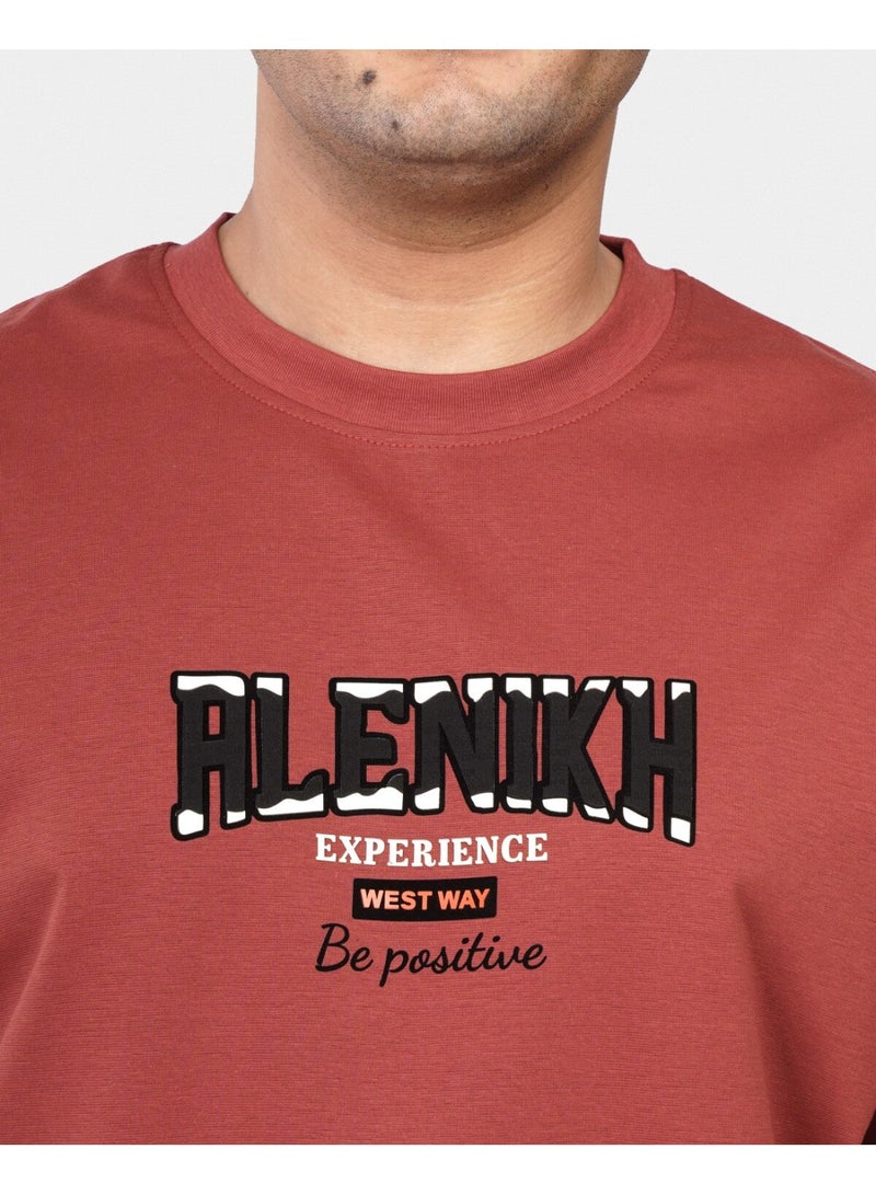 TORINESE "Experience Inspire" Urban Terracotta Oversize Tee - Image 4
