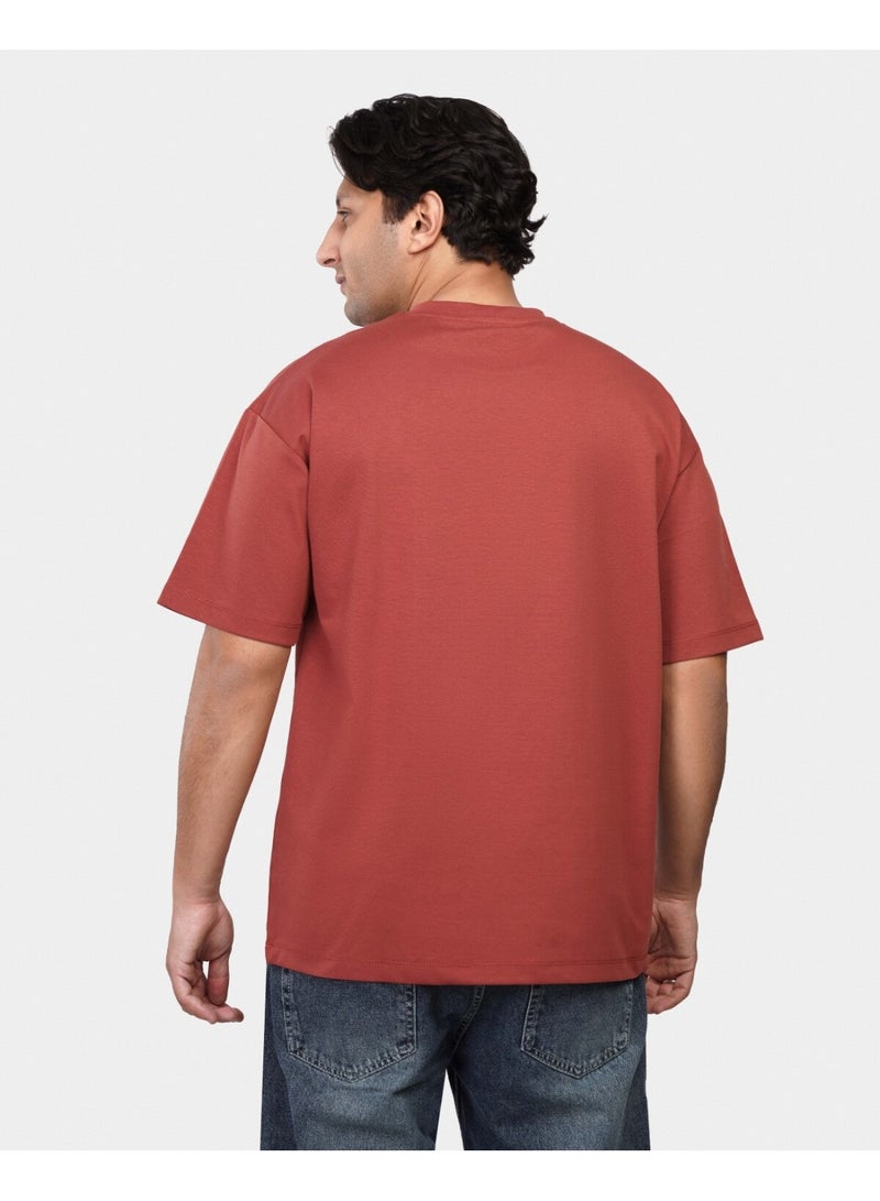 TORINESE "Experience Inspire" Urban Terracotta Oversize Tee - Image 1