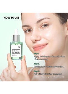 Glam Up CICA Tea Tree serum Double Shot 30ml(1.12 Fl Oz) With HYALURON+BHA Calming Booster Acne Treatment Tea Tree Oil & Niacinmid for Acne Blackhead Treatment, Sensitive Skin Care  - Image 5