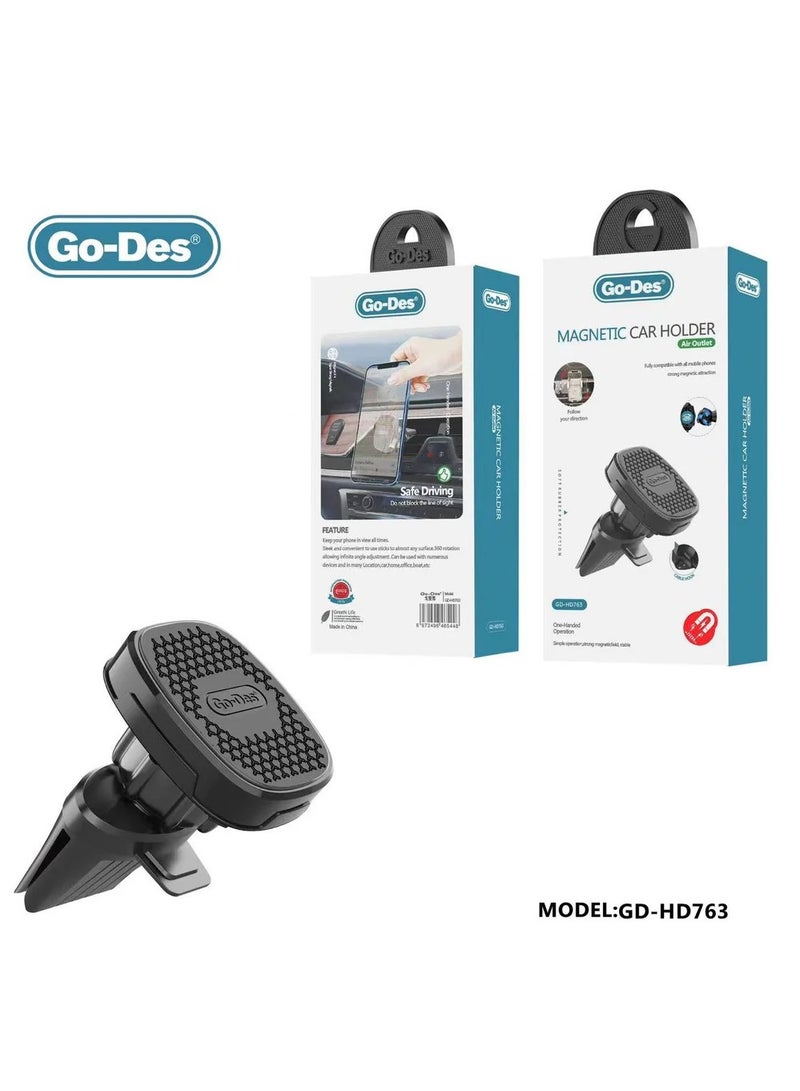 Go-Des Magnetic Car Phone Holder Stand HD-763 - Image 1