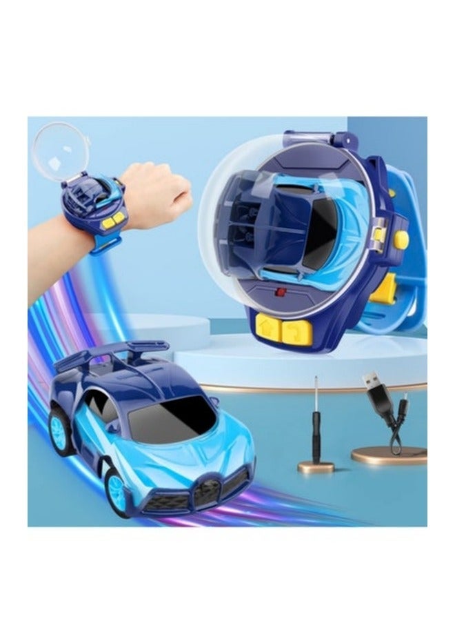 MIXDE Mini Remote Control Car Watch Toys Racing Car Watch Toy with USB Charging for Boys and Girls - Image 1
