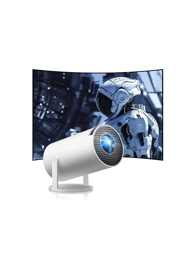 Generic - Mini Projector,HY300 Portable Projector,4K/200 ANSI Projector with 2.4/5G WiFi and Bluetooth - Image 1