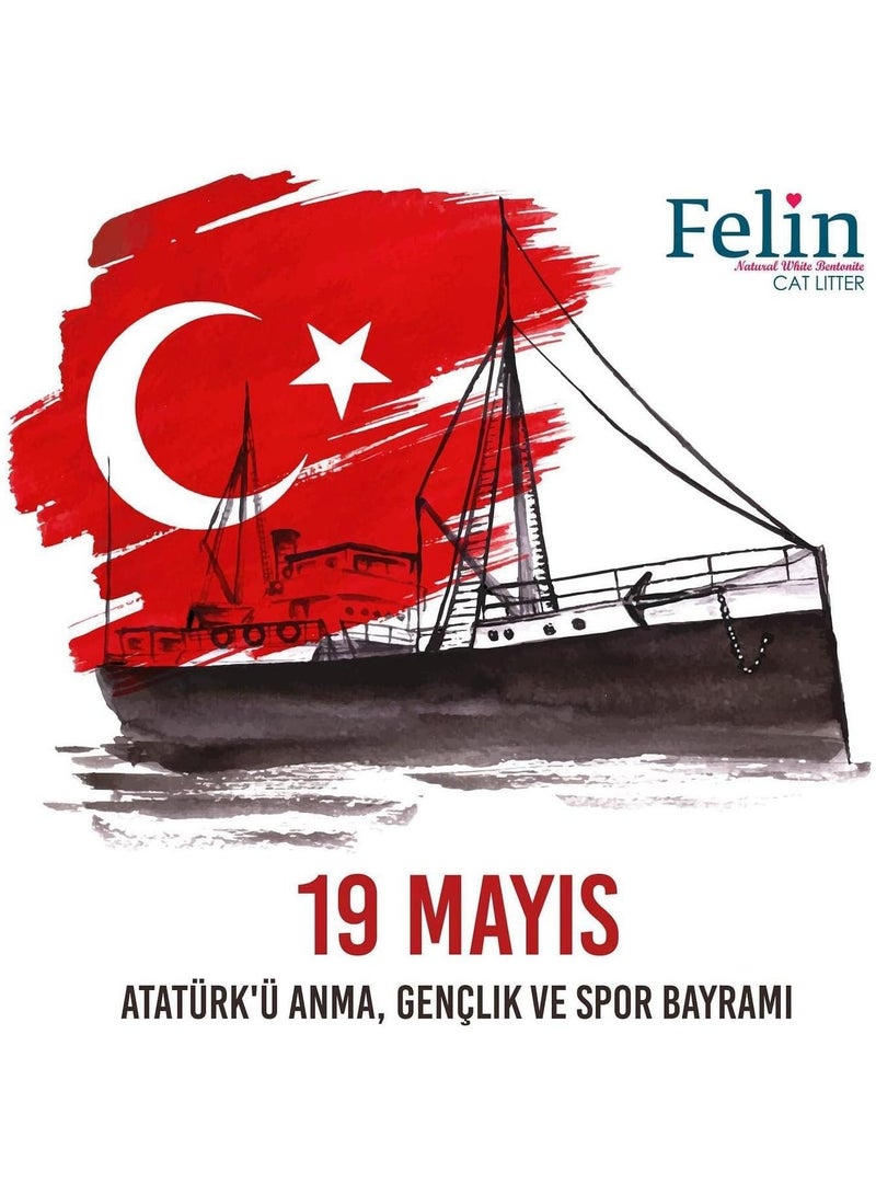 فيلين فضلات القطط المتكتلة خالية من الغبار 20 لتر برائحة اللافندر - Image 5