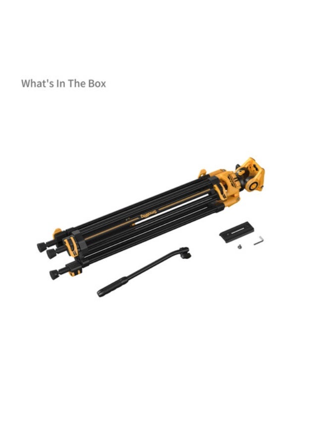 SmallRig Heavy-Duty Fluid Head Tripod AD-01（BumbleBee Edition）5523 - Image 3