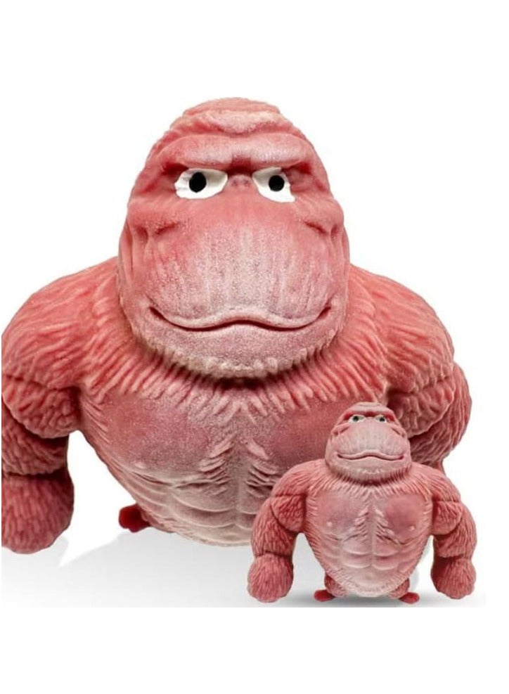 ألعاب القرد الإسفنجية - ألعاب الضغط للبالغين والأطفال، كرة الضغط على الحيوانات المملوءة بالرمال، ألعاب حسية قرد قابلة للتمدد للاسترخاء والتهدئة - ألعاب الضغط المرنة والناعمة من أجل هدايا الحفلات