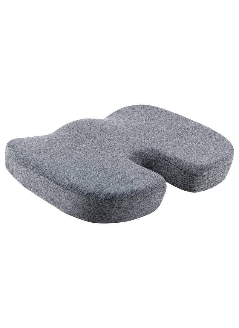 ORILEY ORILEY Premium Comfort Seat Pillow for Office ChairCar SeatHome Chair Orthopaedic Memory Foam Cushion for Tailbone Pain Back Pain Sciatica Relief  - Image 1