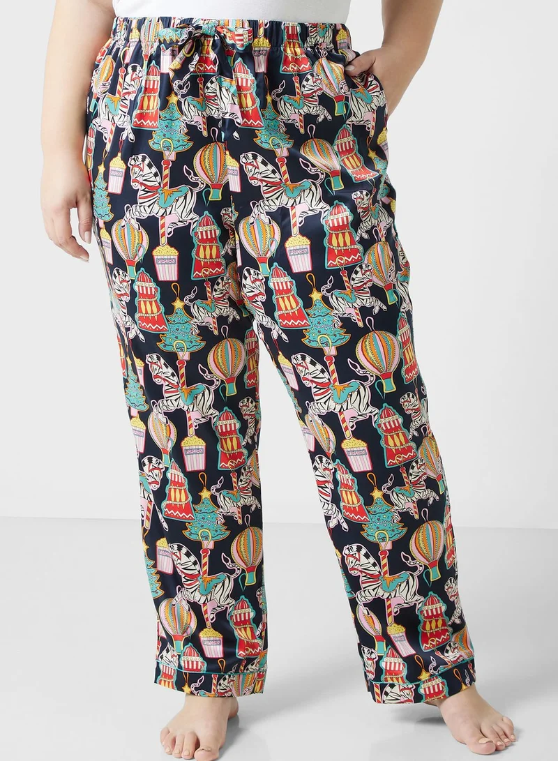 CHELSEA PEERS Printed Shirt & Pyjama Set