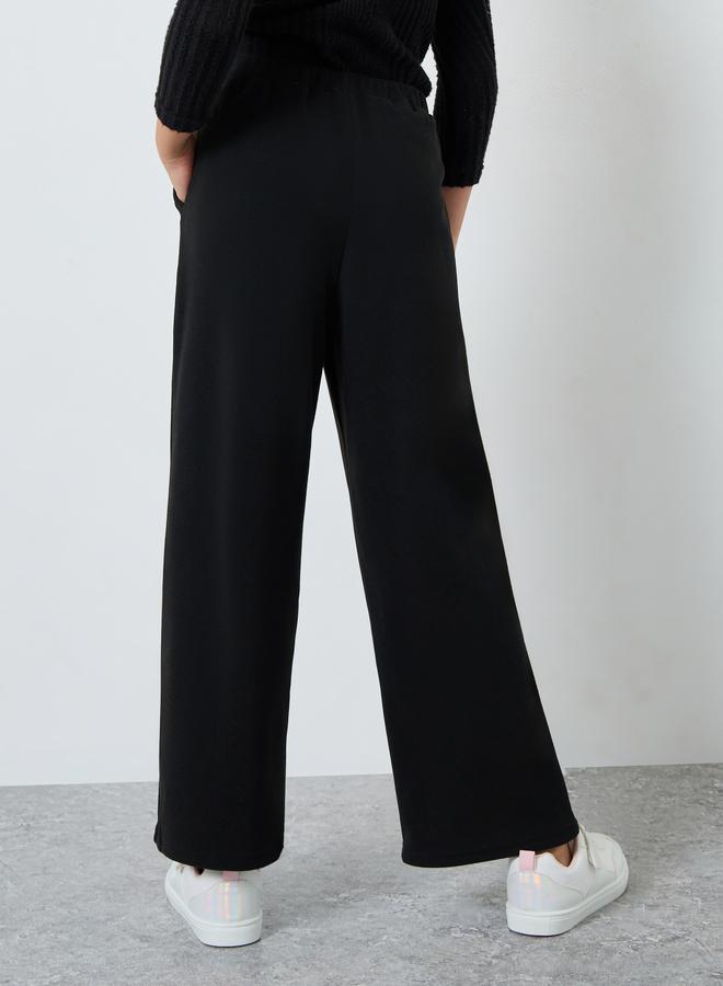 Styli Teens Black Straight Leg Trousers - Image 4