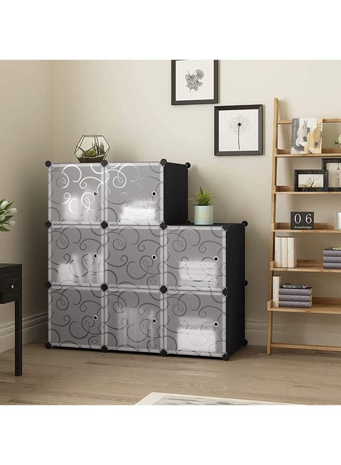 Multi-functional 8 Cells Modular Detachable Storage Cube Cabinet