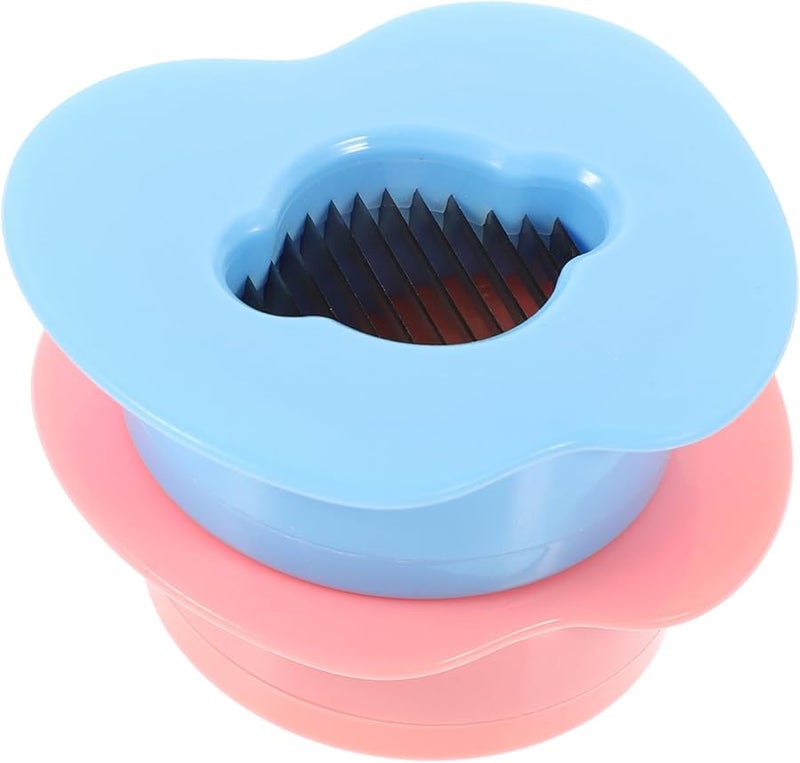 2Pcs Multifunctional Vegetable Shredder Cutter Food Safety Holder for Carrots Green Beans - Image 1
