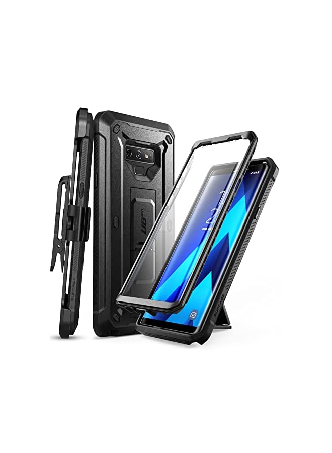 SupCase Unicorn Beetle PRO Series Phone Case for Samsung Galaxy Note 9, Full-Body Rugged Holster Case with Built-in Screen Protector for Samsung Galaxy Note 9 2018 (Black) - Image 2