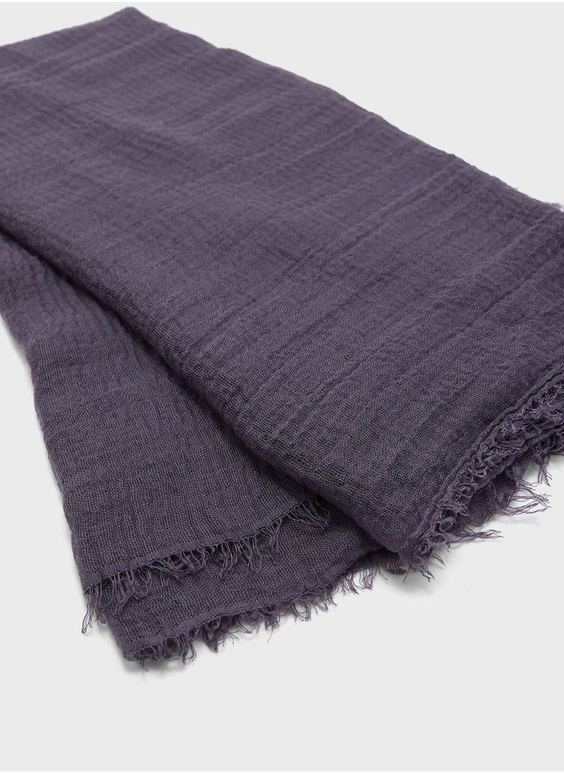 Khizana - Linen Mix Lightweight Hijab Scarf - Image 1